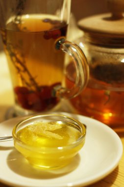 cranberries ve bal ile sabah çay