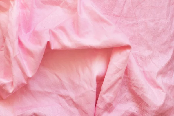 Crumpled pink cloth full frame