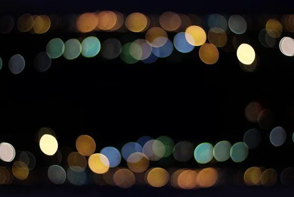 Bokeh usado como um quadro — Fotografia de Stock