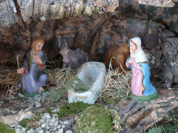 Italian Christmas crib — Stock Photo, Image