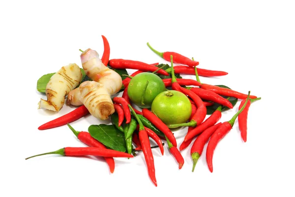 Thai food ingredient isolated on white background — Stock Photo, Image