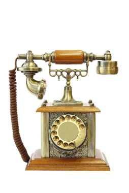 eski vintage telefon