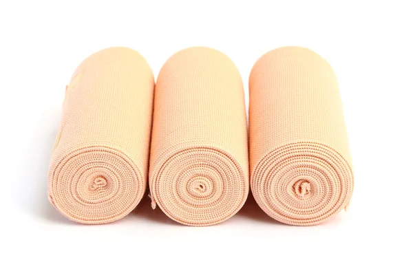 Elastic bandage isolated on white — Stock Photo, Image