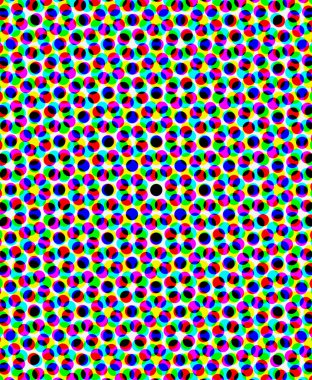 renkli daire şeklinde arka plan