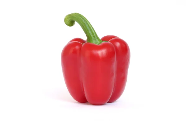 Sweet red pepper on white background — Stock Photo, Image