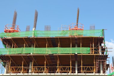 Bina yapım aşamasında