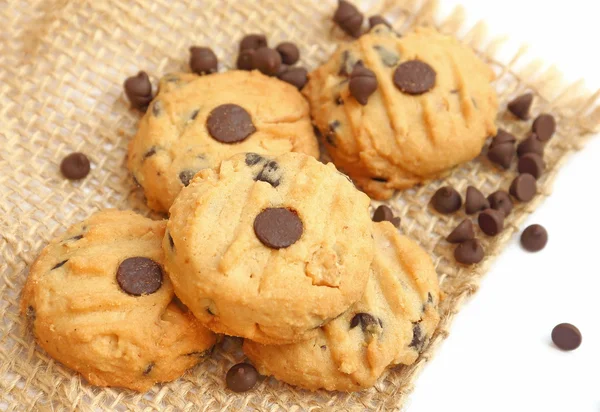 Galletas con chips de chocolate — Foto de Stock