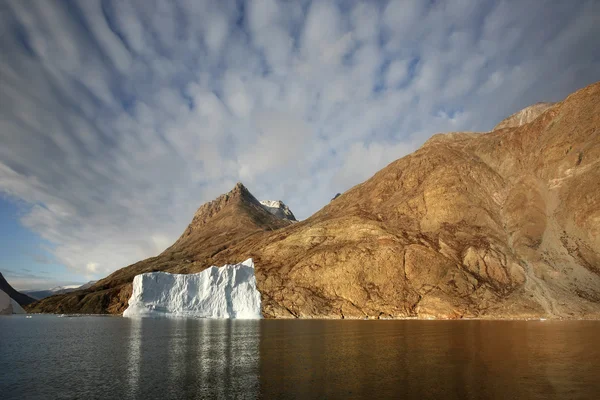 Franz Joseph Fjord Groenlandia — Foto Stock