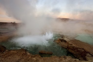 el tatio geysers atacama Çölü - Şili