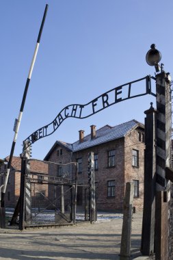 Birkenau Nazi Concentration Camp - Poland clipart