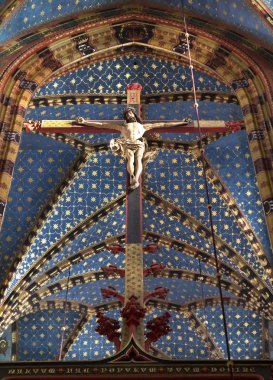 Cracow - kilise St mary - Polonya