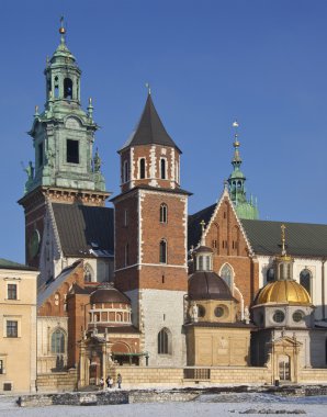 wawel Kalesi - krakow - Polonya Kraliyet Katedrali