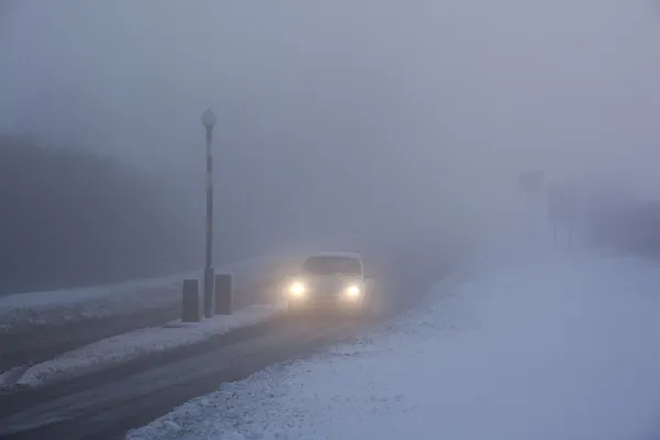 Nevoeiro - mau tempo — Fotografia de Stock