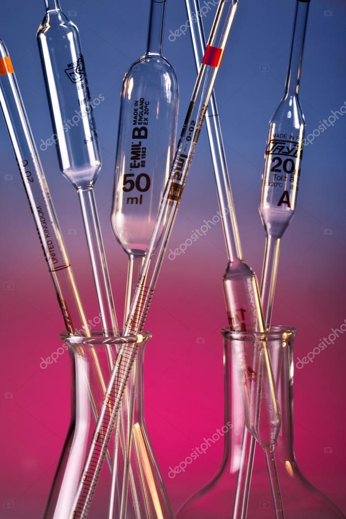 Laboratory Glassware Pipettes Stock Editorial Photo © Steve_Allen