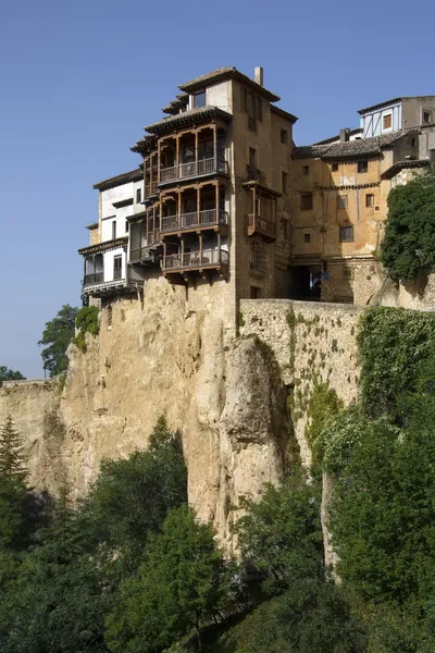 Hangende huizen in cuenca - Spanje — Stockfoto