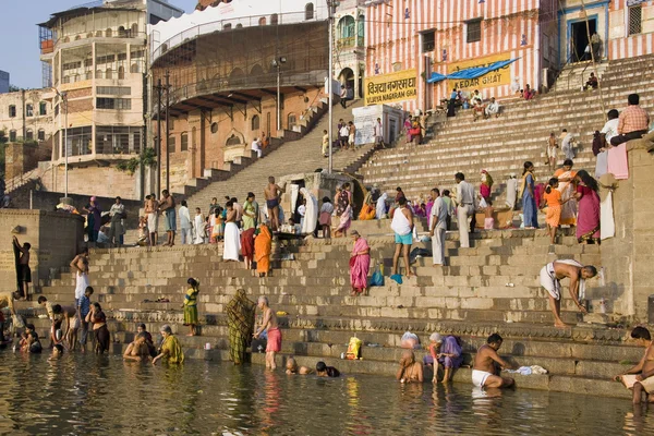 Hinduistické Ghát - varanasi - Indie — Stock fotografie