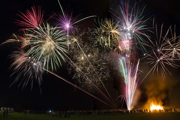 Fireworks Display - Guy Fawkes Night — Stock Photo, Image