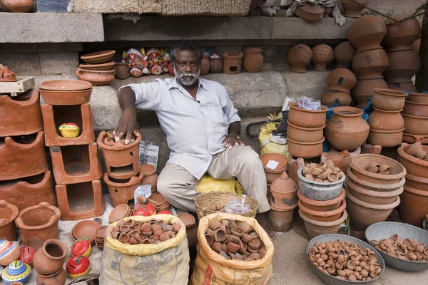 Semt pazarı - trichy - tamil nadu - Hindistan — Stok fotoğraf
