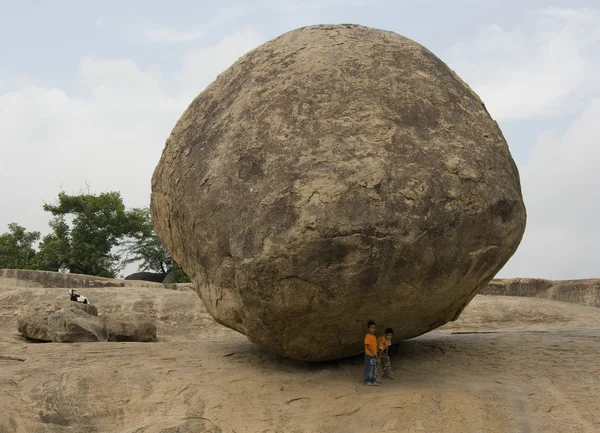 Krişnalara dombili - mamallapuram - Hindistan — Stok fotoğraf