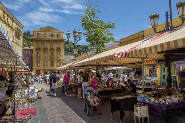 Trh v nice - jižně od Francie — Stock fotografie