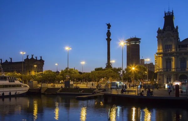 Columbus monument - barcelona - Spanje — Stockfoto