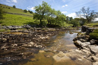 nehir wharfe - yorkshire dales - İngiltere