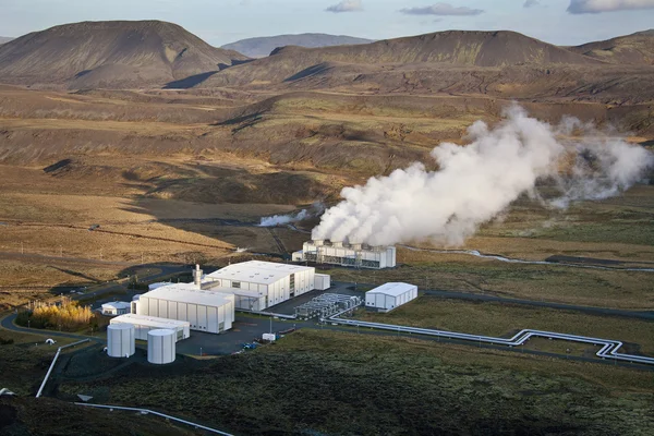 Centrale géothermique - Islande — Photo