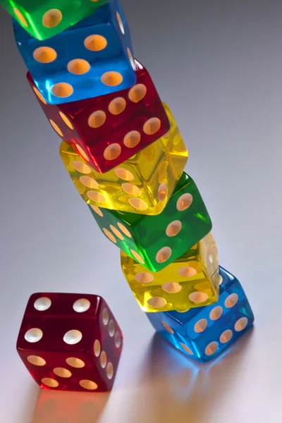 Gambling - Casino Dice — Zdjęcie stockowe