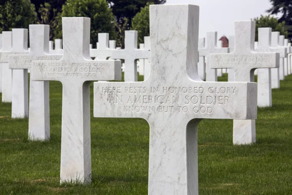 Cemitério de Guerra - O Somme - França — Fotografia de Stock