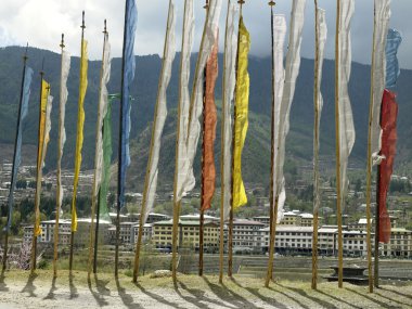 bhutan Krallığı - Budist dua bayrakları