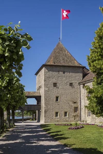 Rolle slott - sjön Genève - Schweiz — Stockfoto