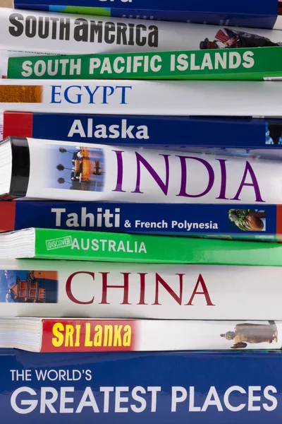 Worldwide Travel Guides — Stock Photo, Image