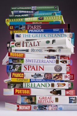 European Travel Guides clipart