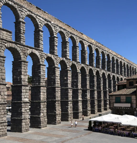 Segovia roman aquaduct - spanien — Stockfoto