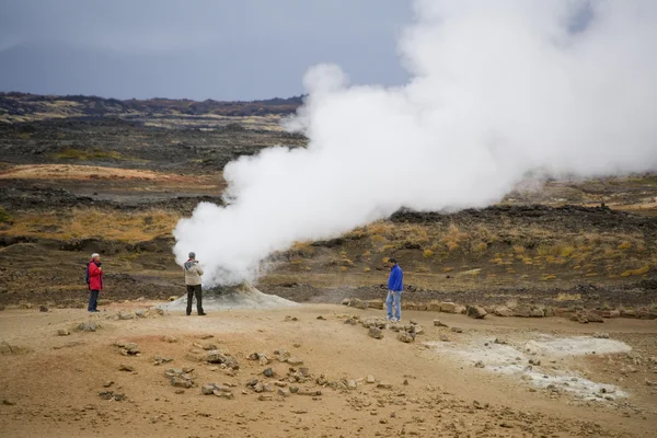 Namaskard Área geotérmica - Islândia — Fotografia de Stock