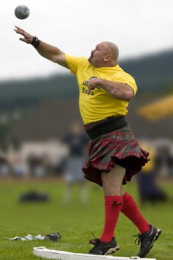 Sportsman - Cowal Gathering Highland Games - Scotland clipart