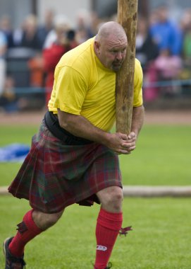 Sportsman - Cowal Gathering Highland Games - Scotland clipart