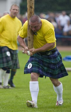 Sportsman - Cowal Gathering Highland Games - Scotland clipart