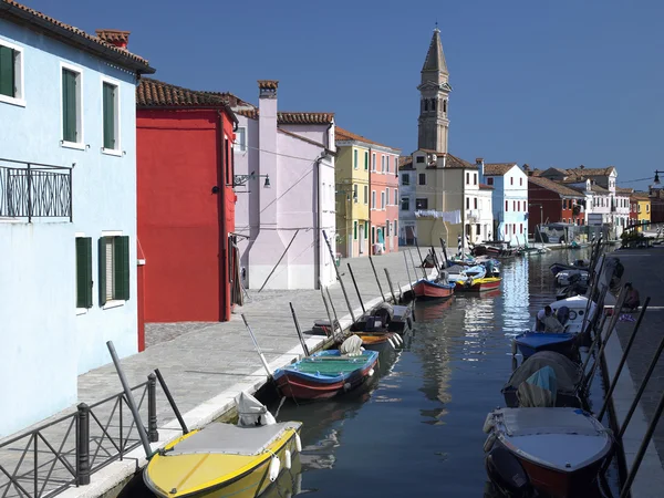 Burano - Venedik - İtalya — Stok fotoğraf