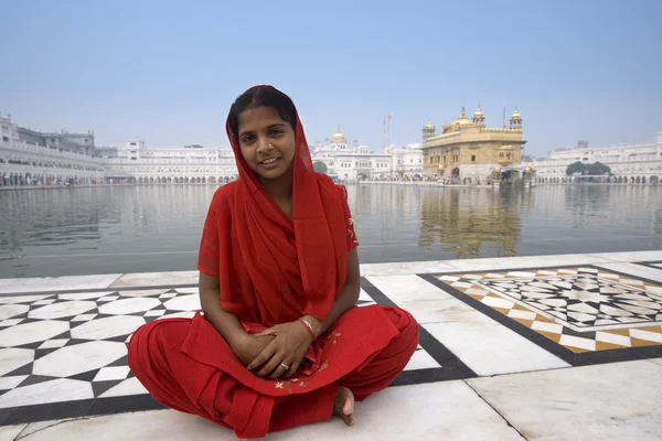 Amritsar altın Tapınağı - Hindistan — Stok fotoğraf