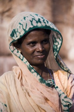Hintli kadın - jodhpur - Hindistan