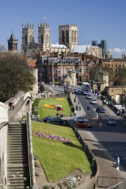 York minster & Roma duvarları - İngiltere