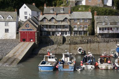 Clovelly - devon - İngiltere