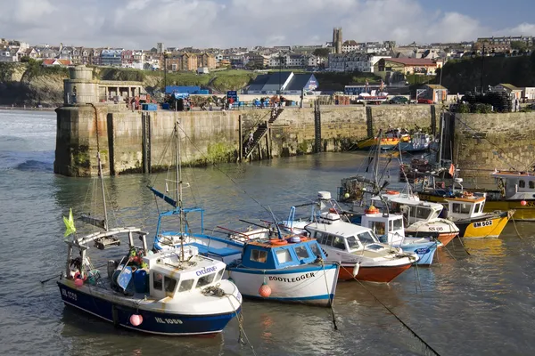 Newquay Harbor - Cornwall - Egyesült Királyság — Stock Fotó