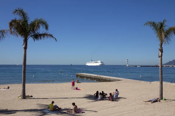 Cannes Costa Azzurra Sud della Francia — Foto Stock