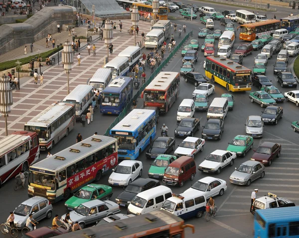 Trafik - xian - Kina — Stockfoto