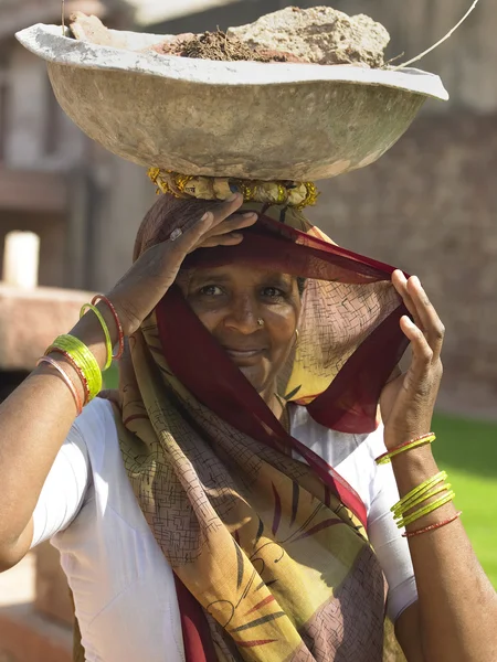 Donna indiana - Fatehpur Sikri — Foto Stock