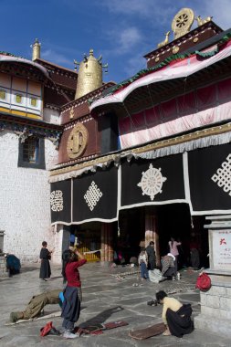 Jokhang tapınak - lhasa - tibet