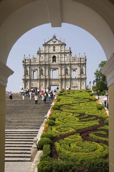 Ruiny st pauls - macau — Zdjęcie stockowe