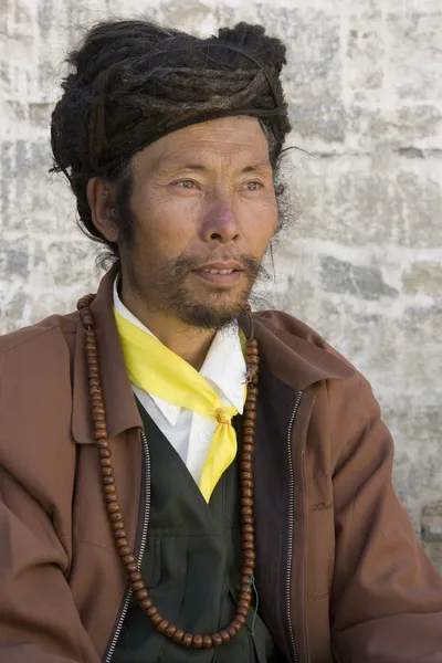 Tibetanska mannen - tibet - Kina — Stockfoto